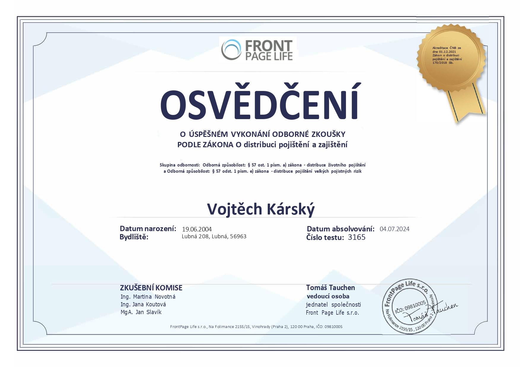 Distribuce pojištění